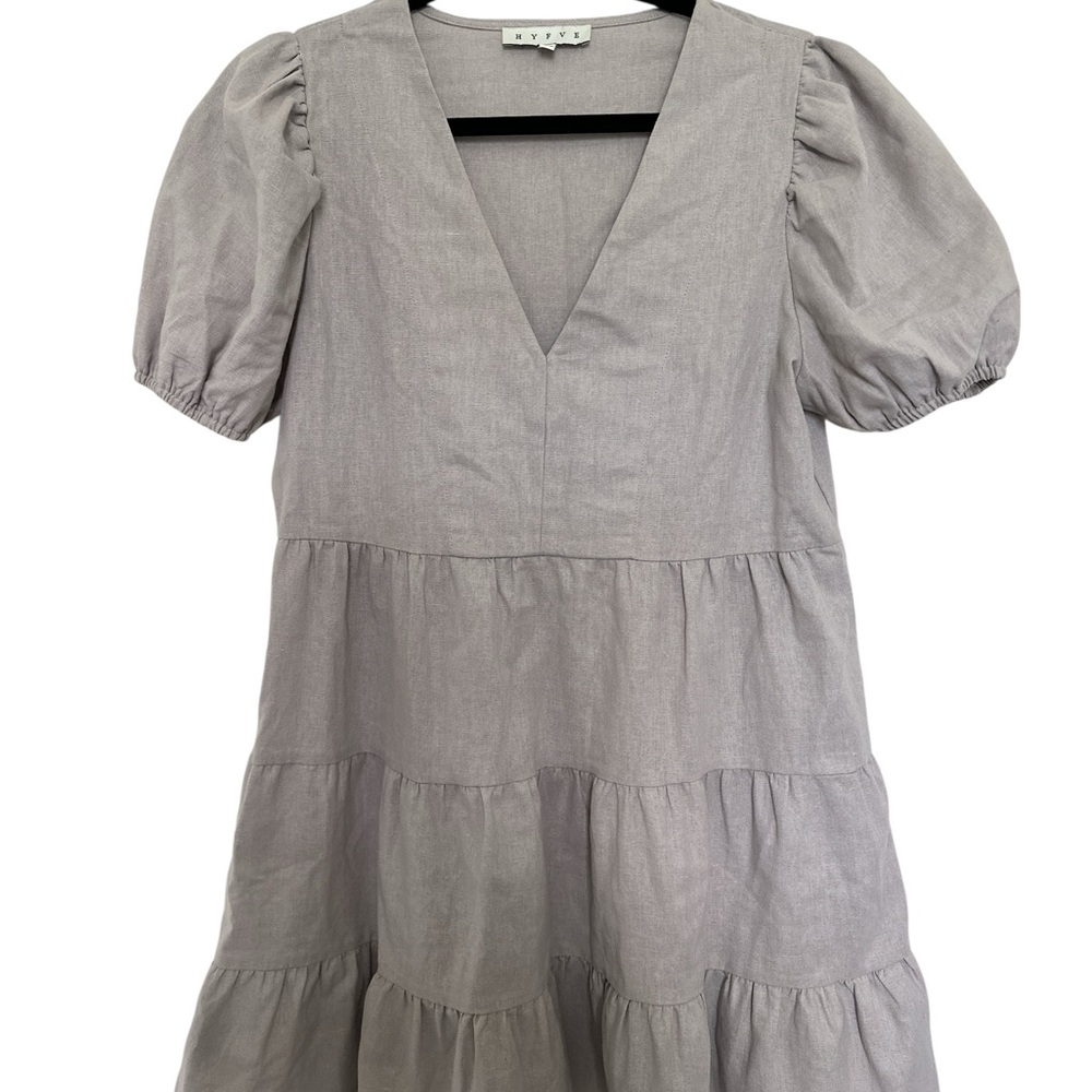 HYFVE V-neckline mini babydoll Dress Lightweight Size S - Picture 5 of 5